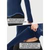 imageThermal Shirts for Women Winter Running  Fleece Lined Long Sleeve Warm Tops Cold Weather Gear Thumbholes Zipper PocketNavy