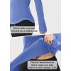 imageThermal Shirts for Women Winter Running  Fleece Lined Long Sleeve Warm Tops Cold Weather Gear Thumbholes Zipper PocketPurple