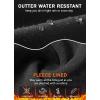 imageWomens Fleece Lined Joggers Hiking WaterResistant Sweatpants with Zip Pockets Winter Thermal Running Ski Golf PantsBlack