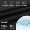 imageWomens Long Sleeve Golf Shirt Collared Polo Sun Protection Quick Dry Workout Athletic Running Tennis Hiking Lightweight TopsBlack