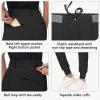 imageWomens Stretch Golf Joggers Pants  Tapered Athletic Casual Work Dress Travel Sweatpants with Zipper Pockets UP5001black