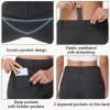 imageWomens Stretch Golf Pant  78 Ankle Work Travel Teacher Casual Business Sweatpants with Belt Loops Zip Pockets UPF5001black