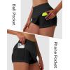 imageWomens Tennis Skirt Athletic Skort with Pockets Summer Running Workout Sports Golf Pickleball Skirts Lightweight Upf50Black