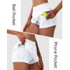 imageWomens Tennis Skirt Athletic Skort with Pockets Summer Running Workout Sports Golf Pickleball Skirts Lightweight Upf50White