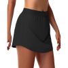 imageWomens Tennis Skirt Athletic Skort with Pockets Summer Running Workout Sports Golf Pickleball Skirts Lightweight Upf50Black