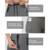 image20quot Womens Hiking Cargo Skorts Skirts with Zipper Pockets Knee Length Golf Tummy Control Quick Dry Long SkortDark Gray