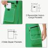 image20quot Womens Hiking Cargo Skorts Skirts with Zipper Pockets Knee Length Golf Tummy Control Quick Dry Long SkortGreen