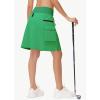 image20quot Womens Hiking Cargo Skorts Skirts with Zipper Pockets Knee Length Golf Tummy Control Quick Dry Long SkortGreen