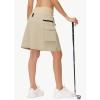 image20quot Womens Hiking Cargo Skorts Skirts with Zipper Pockets Knee Length Golf Tummy Control Quick Dry Long SkortKhaki