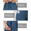 image20quot Womens Hiking Cargo Skorts Skirts with Zipper Pockets Knee Length Golf Tummy Control Quick Dry Long SkortNavy Blue