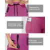 image20quot Womens Hiking Cargo Skorts Skirts with Zipper Pockets Knee Length Golf Tummy Control Quick Dry Long SkortPink