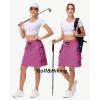 image20quot Womens Hiking Cargo Skorts Skirts with Zipper Pockets Knee Length Golf Tummy Control Quick Dry Long SkortPink