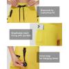 image20quot Womens Hiking Cargo Skorts Skirts with Zipper Pockets Knee Length Golf Tummy Control Quick Dry Long SkortYellow