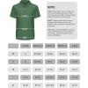imageBoys Performance Polo Shirt  Golf Grid Short Sleeve Collar Shirts Youth Stretch Quick Dry Lightweight Athletic UPF50Green