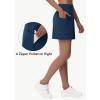 imageGolf Skirts Skorts for Women  5 Pockets High Waisted Tummy Control Stretch Athletic Tennis Skirt with Short Flat FrontNavy