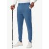 imageMens Golf Joggers Pants Belt Loops Slim Fit Stretchy Sweatpants Work Travel Dress Casual Tapered Pants Quick Dry UPF5003royal Blue