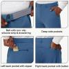 imageMens Golf Joggers Pants Belt Loops Slim Fit Stretchy Sweatpants Work Travel Dress Casual Tapered Pants Quick Dry UPF5003royal Blue