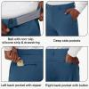 imageMens Golf Joggers Pants Belt Loops Slim Fit Stretchy Sweatpants Work Travel Dress Casual Tapered Pants Quick Dry UPF5005navy Blue