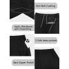 imageMens Golf Joggers Pants Belt Loops Slim Fit Stretchy Sweatpants Work Travel Dress Casual Tapered Pants Quick Dry UPF5008blackcorduroy