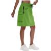 imageWomens 16quot 20quot Hiking Cargo Skort Skirt  High Waisted Golf Dressy Casual Workout Sport Skirt with Liner Quick DryArmy Green