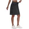 imageWomens 16quot 20quot Hiking Cargo Skort Skirt  High Waisted Golf Dressy Casual Workout Sport Skirt with Liner Quick DryBlack