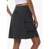 imageWomens 16quot 20quot Hiking Cargo Skort Skirt  High Waisted Golf Dressy Casual Workout Sport Skirt with Liner Quick DryBlack