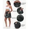 imageWomens 16quot 20quot Hiking Cargo Skort Skirt  High Waisted Golf Dressy Casual Workout Sport Skirt with Liner Quick DryCamo