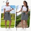 imageWomens 16quot 20quot Hiking Cargo Skort Skirt  High Waisted Golf Dressy Casual Workout Sport Skirt with Liner Quick DryDark Gray