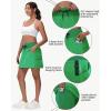 imageWomens 16quot 20quot Hiking Cargo Skort Skirt  High Waisted Golf Dressy Casual Workout Sport Skirt with Liner Quick DryGreen