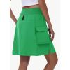 imageWomens 16quot 20quot Hiking Cargo Skort Skirt  High Waisted Golf Dressy Casual Workout Sport Skirt with Liner Quick DryGreen