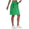 imageWomens 16quot 20quot Hiking Cargo Skort Skirt  High Waisted Golf Dressy Casual Workout Sport Skirt with Liner Quick DryGreen