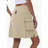 imageWomens 16quot 20quot Hiking Cargo Skort Skirt  High Waisted Golf Dressy Casual Workout Sport Skirt with Liner Quick DryKhaki