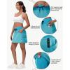 imageWomens 16quot 20quot Hiking Cargo Skort Skirt  High Waisted Golf Dressy Casual Workout Sport Skirt with Liner Quick DryLight Blue