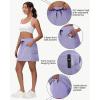 imageWomens 16quot 20quot Hiking Cargo Skort Skirt  High Waisted Golf Dressy Casual Workout Sport Skirt with Liner Quick DryLilac