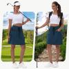 imageWomens 16quot 20quot Hiking Cargo Skort Skirt  High Waisted Golf Dressy Casual Workout Sport Skirt with Liner Quick DryNavy