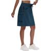 imageWomens 16quot 20quot Hiking Cargo Skort Skirt  High Waisted Golf Dressy Casual Workout Sport Skirt with Liner Quick DryNavy