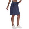 imageWomens 16quot 20quot Hiking Cargo Skort Skirt  High Waisted Golf Dressy Casual Workout Sport Skirt with Liner Quick DryNavy Blue