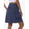 imageWomens 16quot 20quot Hiking Cargo Skort Skirt  High Waisted Golf Dressy Casual Workout Sport Skirt with Liner Quick DryNavy Blue