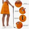 imageWomens 16quot 20quot Hiking Cargo Skort Skirt  High Waisted Golf Dressy Casual Workout Sport Skirt with Liner Quick DryOrange