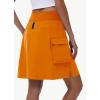 imageWomens 16quot 20quot Hiking Cargo Skort Skirt  High Waisted Golf Dressy Casual Workout Sport Skirt with Liner Quick DryOrange
