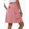 imageWomens 16quot 20quot Hiking Cargo Skort Skirt  High Waisted Golf Dressy Casual Workout Sport Skirt with Liner Quick DryPeach