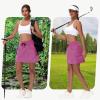 imageWomens 16quot 20quot Hiking Cargo Skort Skirt  High Waisted Golf Dressy Casual Workout Sport Skirt with Liner Quick DryPink