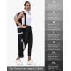 imageWomens Golf Pants Stretch with Zipper Pockets 78 Ankle Petite Slacks for Travel Casual Athletic Yoga Work BusinessBlack