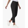 imageWomens Golf Pants Stretch with Zipper Pockets 78 Ankle Petite Slacks for Travel Casual Athletic Yoga Work BusinessBlack