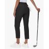 imageWomens Golf Pants Stretch with Zipper Pockets 78 Ankle Petite Slacks for Travel Casual Athletic Yoga Work BusinessBlack