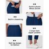 imageWomens Golf Pants Stretch with Zipper Pockets 78 Ankle Petite Slacks for Travel Casual Athletic Yoga Work BusinessNavy