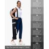 imageWomens Golf Pants Stretch with Zipper Pockets 78 Ankle Petite Slacks for Travel Casual Athletic Yoga Work BusinessNavy