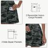 imageWomens Hiking Cargo Skort Skirt High Waisted Golf Dressy Casual with Zipper Pockets Workout Sport Quick Dry SkirtsCamo