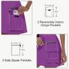 imageWomens Hiking Cargo Skort Skirt High Waisted Golf Dressy Casual with Zipper Pockets Workout Sport Quick Dry SkirtsDark Purple