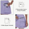imageWomens Hiking Cargo Skort Skirt High Waisted Golf Dressy Casual with Zipper Pockets Workout Sport Quick Dry SkirtsLilac